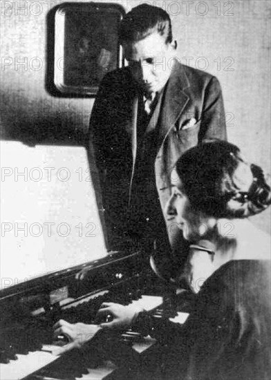 Francis Poulenc & Wanda Landowska.