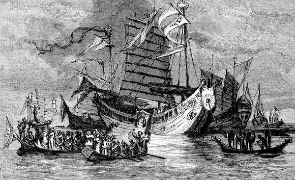 Marco Polo Embarking for Hong Kong
