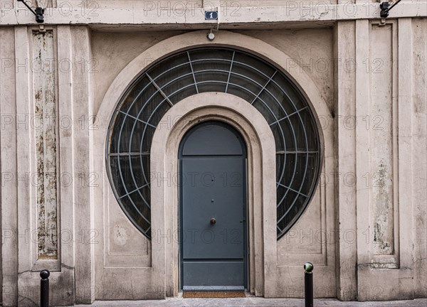 Paris, France - May 2014: Art deco style construction in the 11e arrondisement