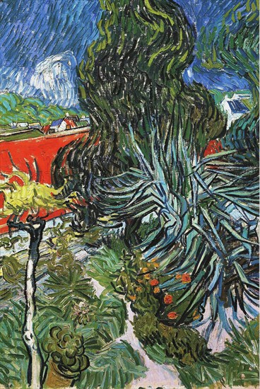 Vincent Van Gogh -  Garden Doctor Gachet Auvers Sur Oise 1890