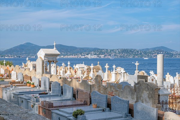 The seafarer's cemetery at Saint-Tropez, France, is the burial ground of film director Roger Vadim.