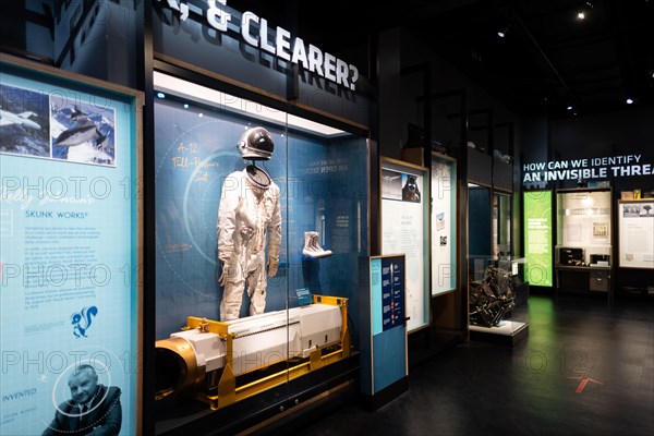 WASHINGTON DC, United States — Tourists explore the International Spy Museum located in the heart of Washington DC, fascinated by its immersive displa