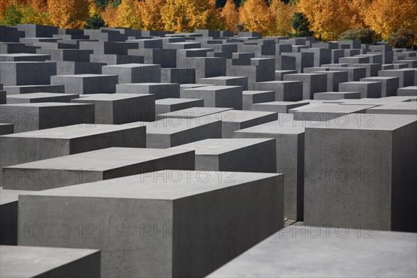 Memorial to the Murdered Jews of Europe also known as the Holocaust Memorial, Berlin, Germany.