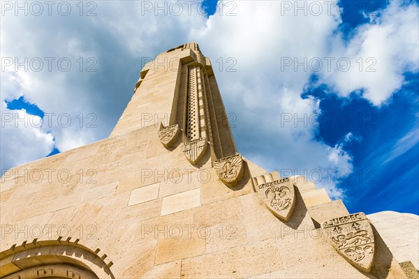 The French National Cemetery and Douaumont Ossuary near Fort Douaumont in France