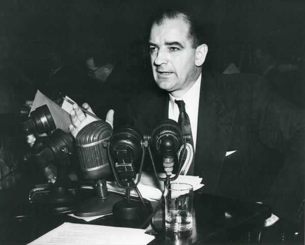 Senator Joseph R. McCarthy of Wisconsin (1908-1957)