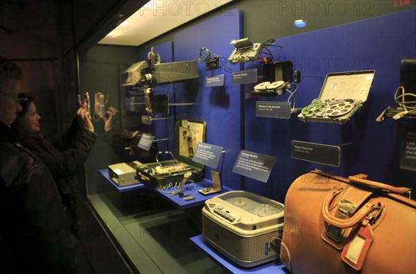 Exhibition at International Spy Museum.Washington D.C.USA
