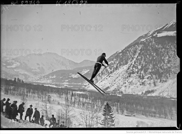 Einar Landvik à Chamonix en 1924