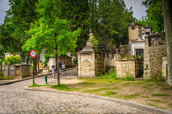 Père Lachaise Cemetery is the largest cemetery in the city of Paris