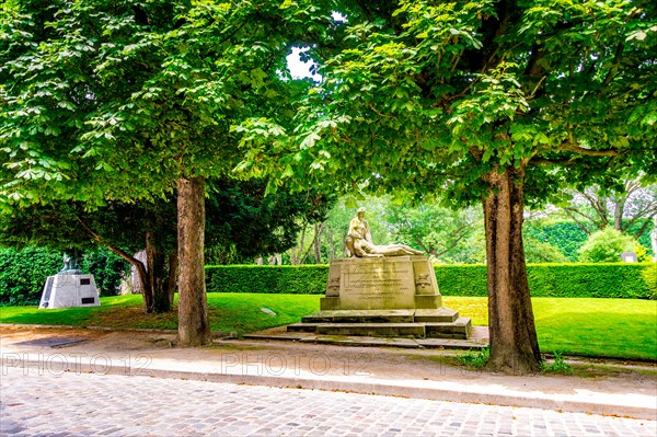 Père Lachaise Cemetery is the largest cemetery in the city of Paris