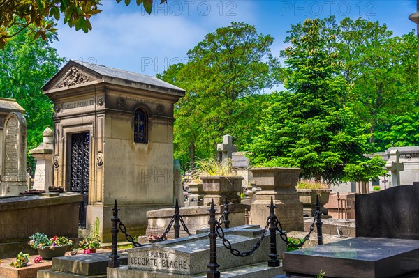 Père Lachaise Cemetery is the largest cemetery in the city of Paris