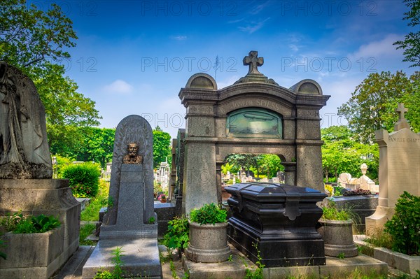 Père Lachaise Cemetery is the largest cemetery in the city of Paris