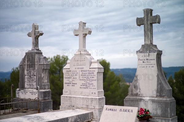 The cemetery of Saint-Paul de Vence, France