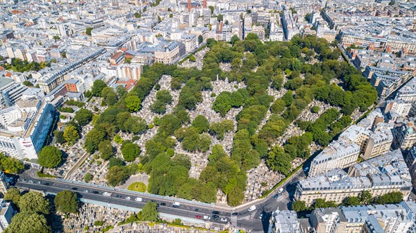 Montmartre Cemetery orCimetière de Montmartre, Paris, France