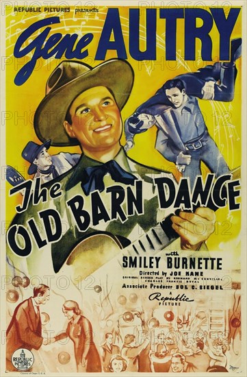 THE OLKD BARN DANCE 1938 Republic Pictures film with Gene Autry