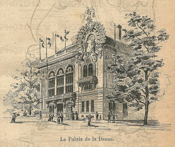 Expo 1900-attraction-le Palais de la Danse.