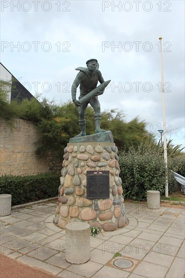Sword Beach, Normandy 09/10/2017.  D-Day, Memorial to the liberators and those that gave their lives. 6 June 1944