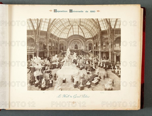 PARIS EXPO 1900 - PALACE GRAND HALL Exposition Universelle Paris 1900. Le hall du Grand Palais. Photographie de Neurdein Frères. Musée des Beaux-Arts de la Ville de Paris, Petit Palais.