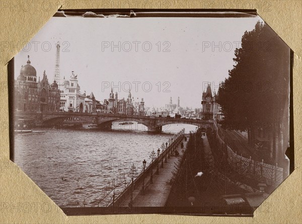 Album of the 1900 Universal Exhibition The Seine Anonyme. Album de l'exposition universelle de 1900. La Seine. 1900. Musée des Beaux-Arts de la Ville de Paris, Petit Palais.