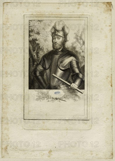 Le Chevalier Bayard (Pierre Terrail, lord), nicknamed the Knight without fear and without reproach (Portalis-Béraldi 5; Firmin-Didot 1429) Antoine de Marcenay De Ghuy (1721-1811). Le Chevalier Bayard (Pierre du Terrail, seigneur de), surnommé le Chevalier sans peur et sans reproche (Portalis-Béraldi 5 ; Firmin-Didot 1429). Burin, 1768. Musée des Beaux-Arts de la Ville de Paris, Petit Palais.