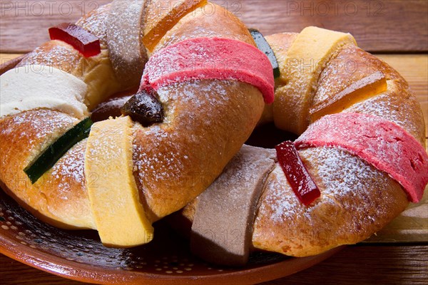 Authentic tradition of kings day bread