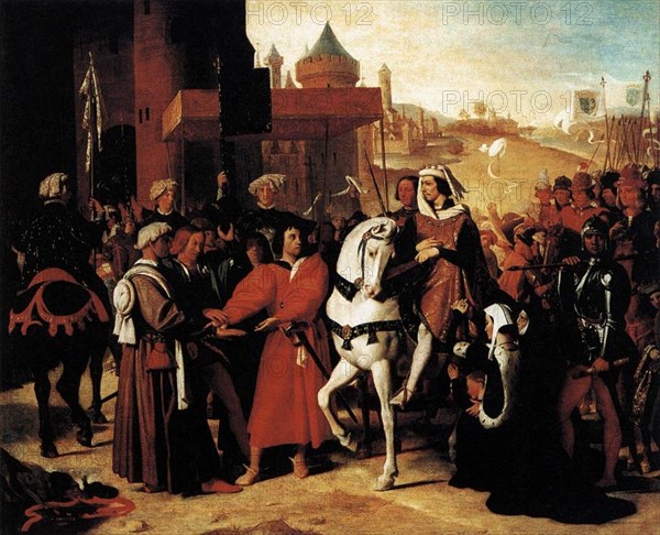 Jean Auguste Dominique Ingres - The Entry of the Future Charles V into Paris in 1358