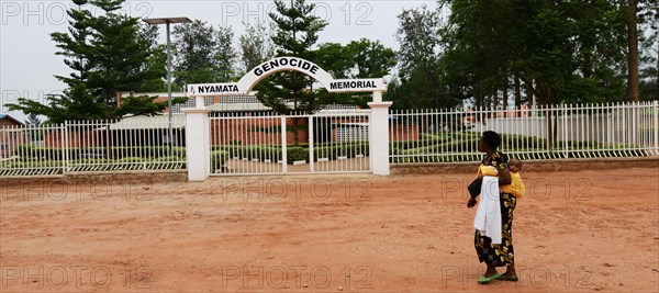 Nyamata genocide memorial in Rwanda.