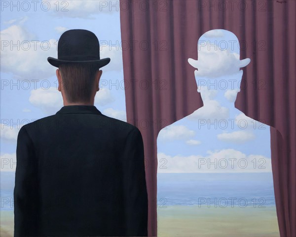 Painting 'La Decalcomanie' ('Decalcomania') by Belgian surrealist artist René Magritte (1966) on display at his retrospective exhibition in the Centre Pompidou in Paris, France. The exhibition runs till 23 January 2017. After that the exhibition will be presented at the Schirn Kunsthalle in Frankfurt am Main, Germany, from 10 February to 5 June 2017.