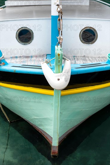 Colourful boat, pareidolia