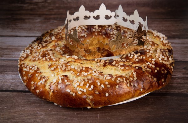 Epiphany cake or galette des rois in French