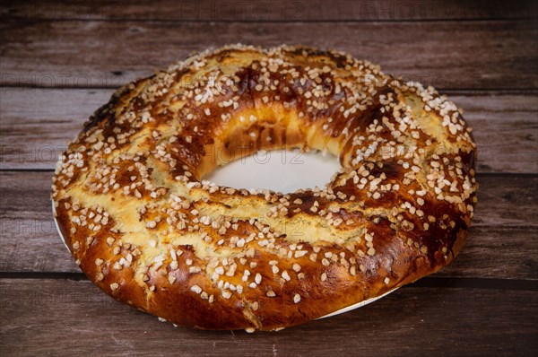 Epiphany cake or galette des rois in French