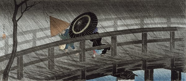 Rain on Izumi Bridge by Hiroaki Takahashi