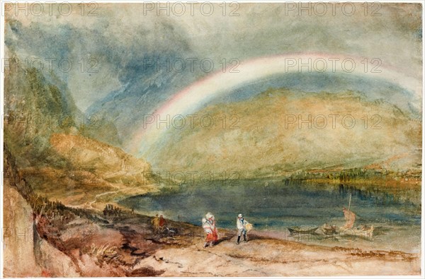 J.M.W. Turner
Ecole anglaise
L'Arc en ciel (The Rainbow: Osterspai and Filsen)
1817
Aquarelle
Stanford, Center for Visual Arts at Stanford University
