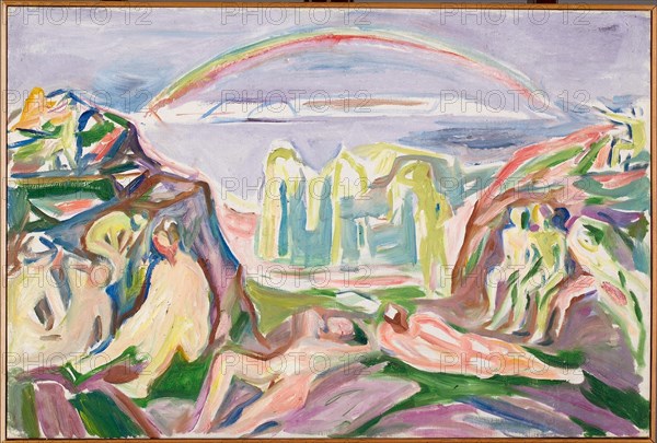 Edvard Munch
Ecole norvégienne
The Rainbow
Vers 1910
Huile sur toile
Oslo, musée Munch