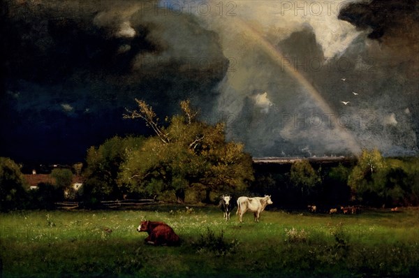 George Inness
Ecole américaine
The Rainbow
1878-1879
Huile sur toile (76 × 110 cm)
Indianapolis, Indianapolis Museum of Art
