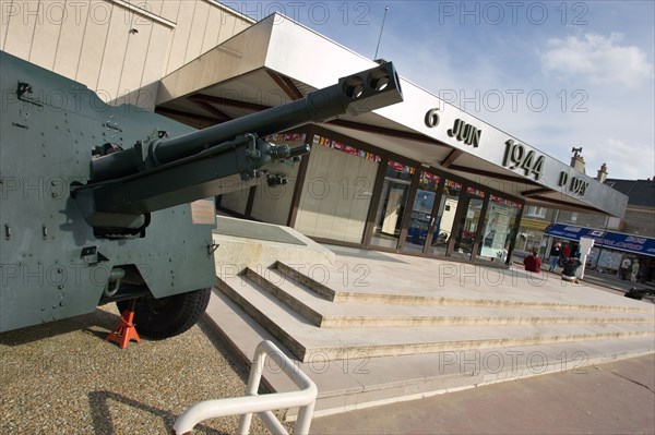 D Day Musee du Debarquement museum at Gold Beach at Arromanches Les Bains, Normandy, France