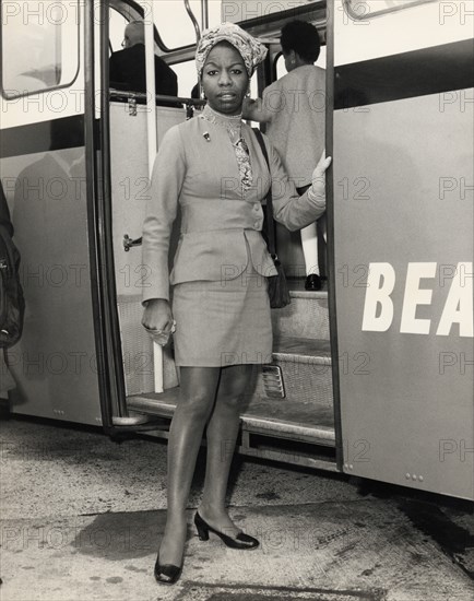 NINA SIMONE (1933-2003)  US singer in April 1967