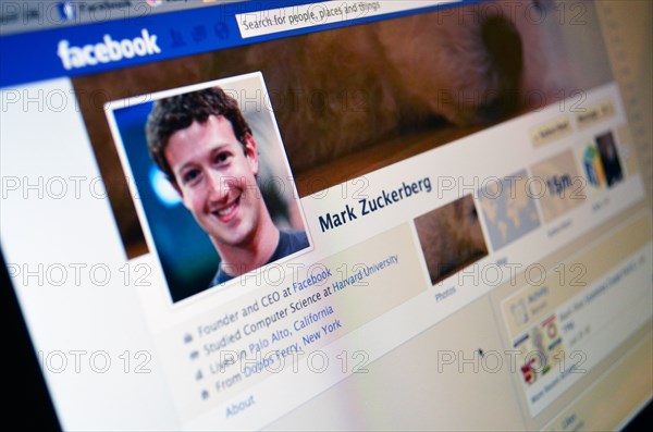 Mark Zuckerbergs facebook page