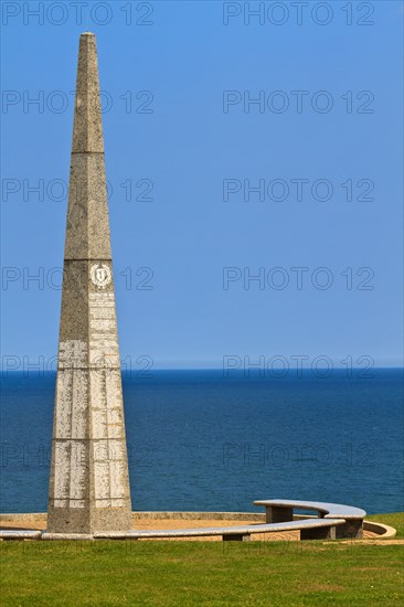 Omaha Beach Memorial of the US First Infantry division, Colleville-Sur-Mer, Normandy, France