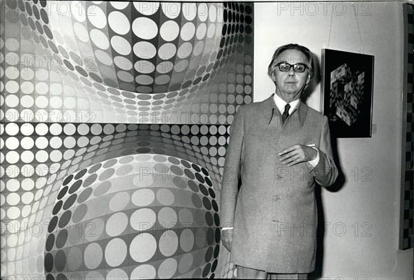 Feb. 26, 2012 - Inaugural Exhibit of the new Vasareley Center 1015 Madison Ave. NYC, 19 May '78. Painting, Collages and serigraphs by - Victor Vasarely, one of the world s foremost artists, was born in Hungary, and has lived in Paris since 1930. The father of Optical Art is represented world wide in major museums and collections. Among others, in the United States: Museum of Modern Art. New York, Solomon R. Guggenheim Art Museum. New York, Rockefeller Foundation. New York, Buffalo Museum, Pittsburg Museum of Art, Joseph Hirshorn Foundation, Jewish Museum