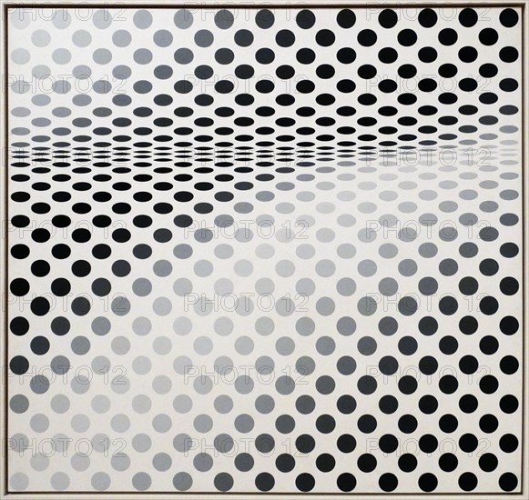 Bridget Riley born 1931: Hesitate, 1964 Oil on canvas