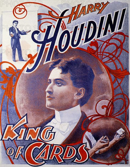 1910s UK Harry Houdini Poster
