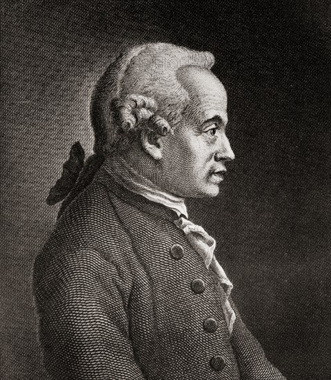 Immanuel Kant, 1724 – 1804.  German philosopher.
