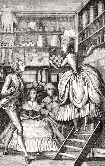 Perfumery, France, 18th century