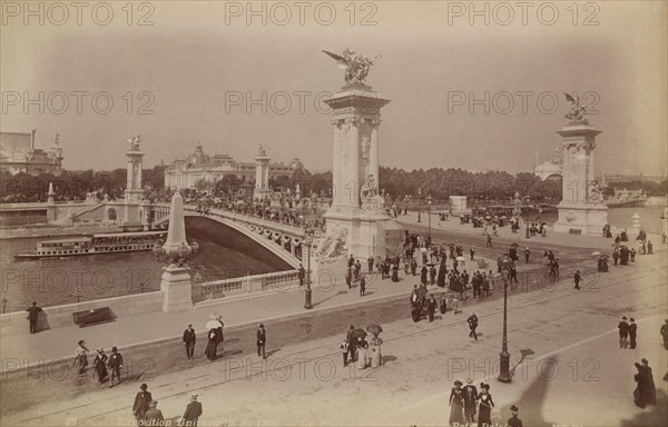 Le Pont Alexandre III et le Petit Palais, Exposition Universelle 1900