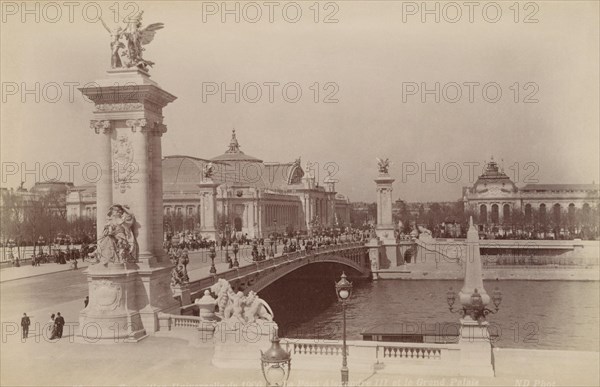 Le pont Alexandre III et le Grand Palais, Exposition Universelle 1900