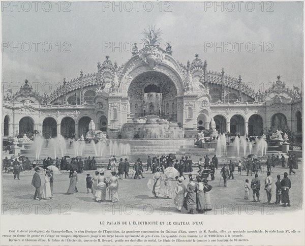 Le palais de l'électricité et le Château d'eau, Exposition universelle 1900