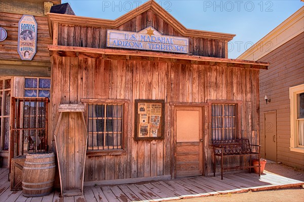 US Marshal's office at the Old Tucson Film Studios amusement park in Arizona
