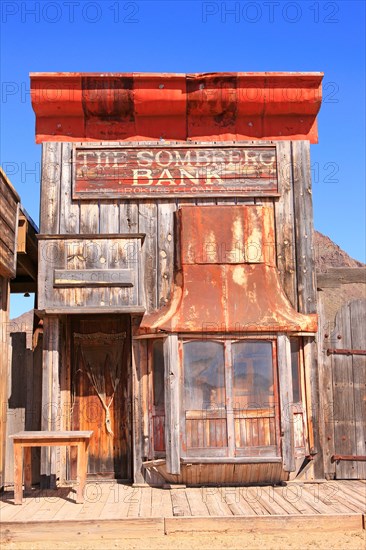 Stage 2 film set buildings at the Old Tucson Film Studios amusement park in Arizona