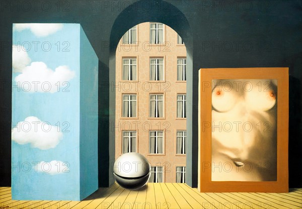 The Assault (1932) by Rene' Magritte (1898-1967)