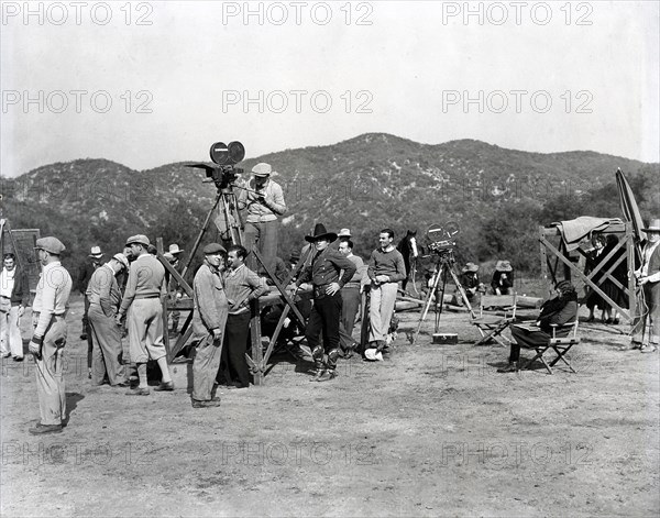 Film Production crews, circa 1921  File Reference # 30205_001THA